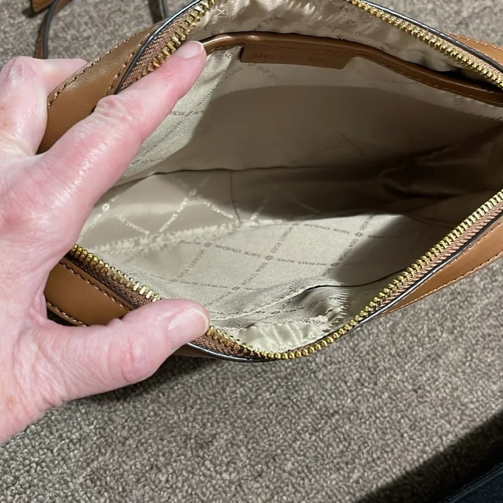 Michael Kors Blue & Yellow Floral Crossbody - Picture 4 of 4